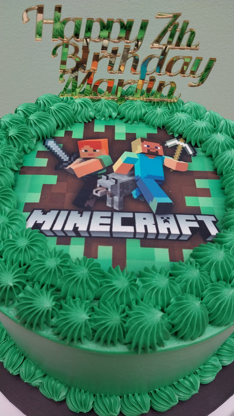 Minecraft Cake