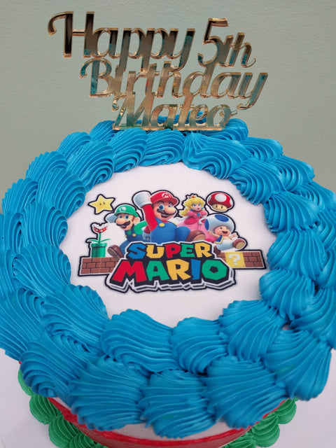 Super Mario Cake