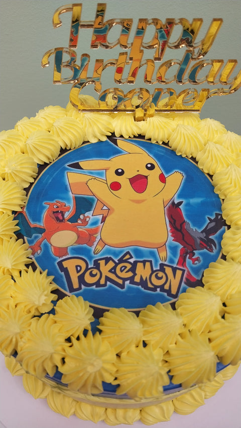 Pokemon & Pikachu Cake