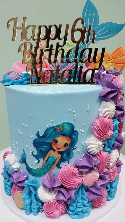 Tall Mermaid Cake