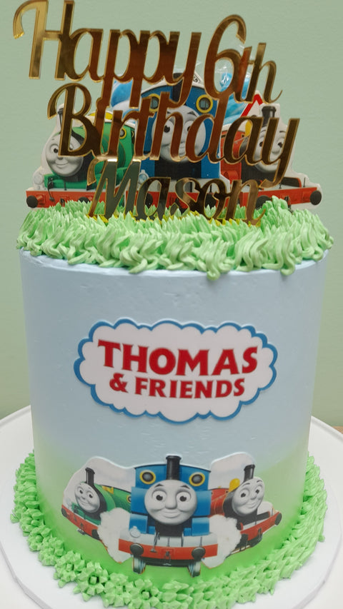 Tall Thomas The Tank Engine Cake