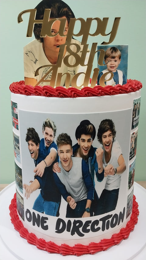 Tall One Direction Cake