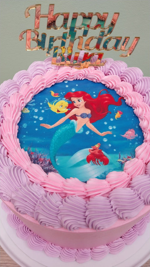 Little Mermaid Ariel Cake