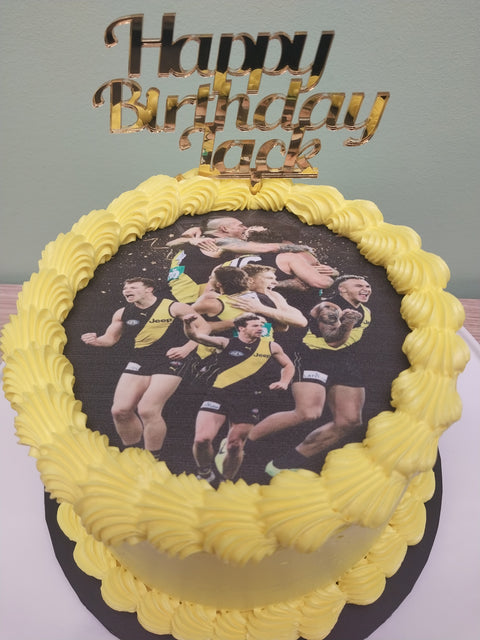 Richmond Tigers AFL Cake