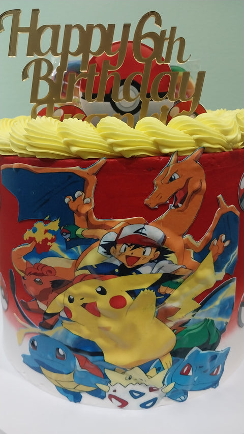 Tall Pokemon Cake