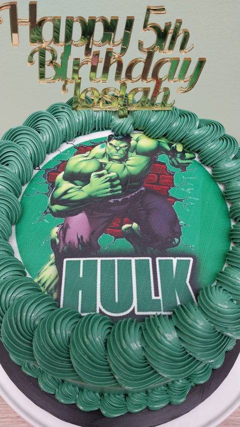 Hulk Cake