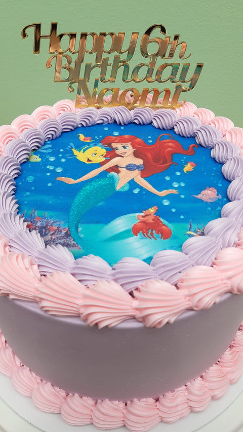 Little Mermaid Ariel Cake