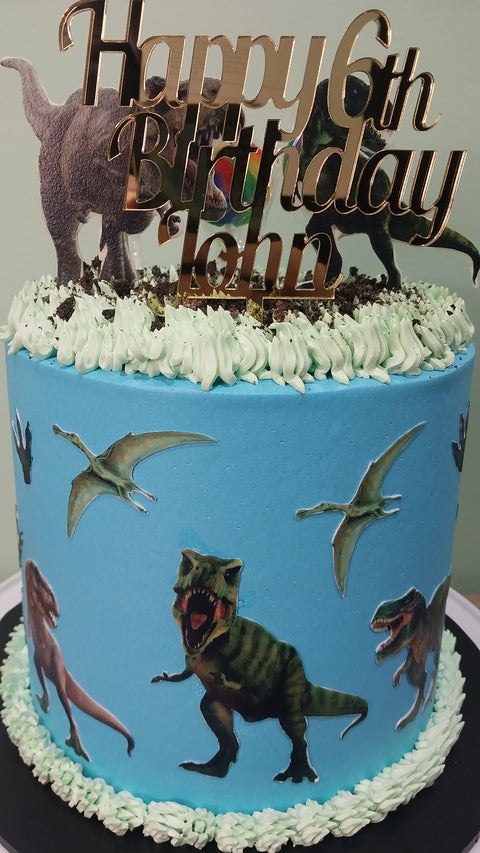 Tall Dinosaurs Cake