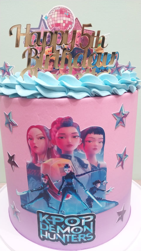 Tall KPop Demon Hunters Cake