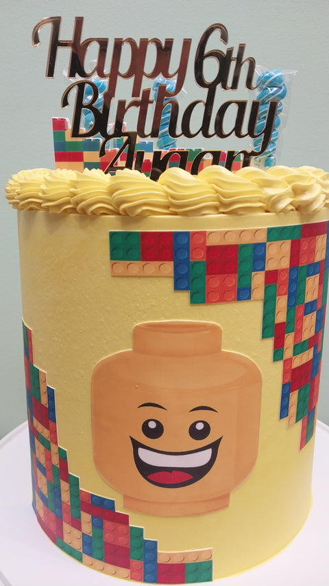 Tall Lego Cake
