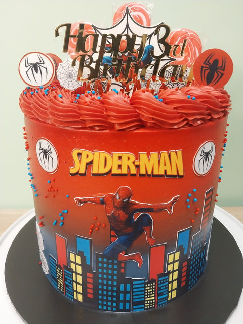 Spiderman cake melbourne