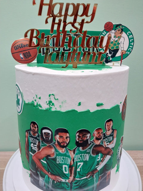 Tall NBA Basketball Cake