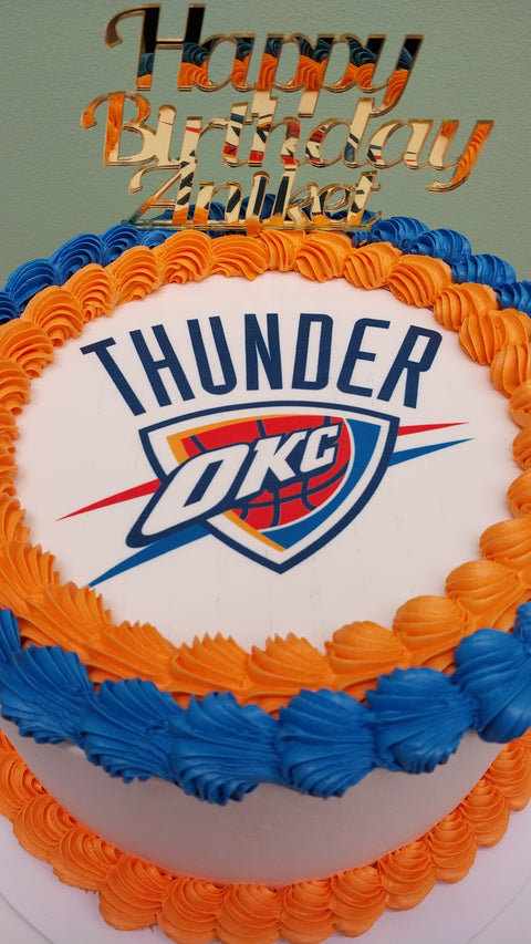 NBA Basketball Cake