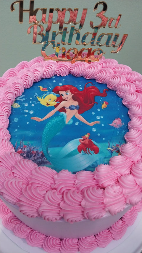 Little Mermaid Ariel Cake