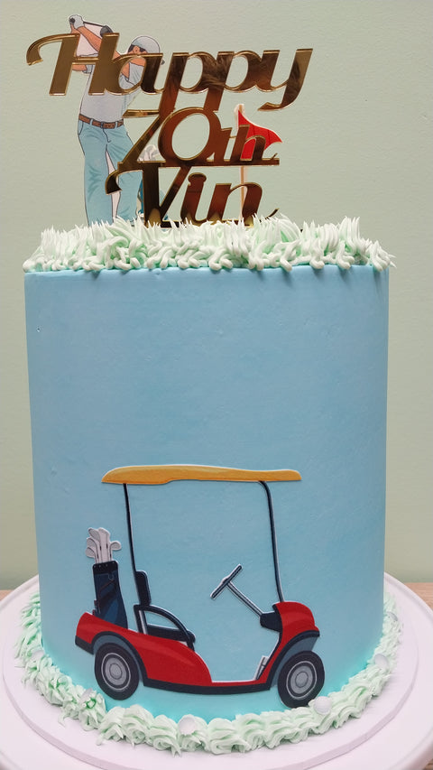 Tall Golf Cake