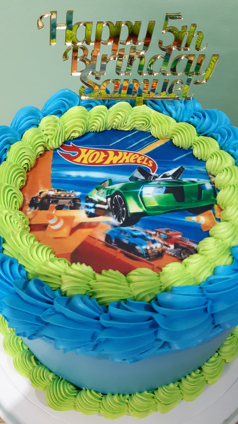 Hot Wheels Cake