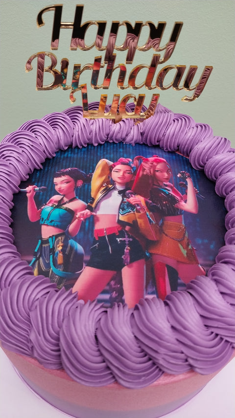 KPop Demon Hunters Cake