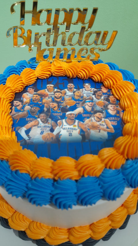 NBA Basketball Cake