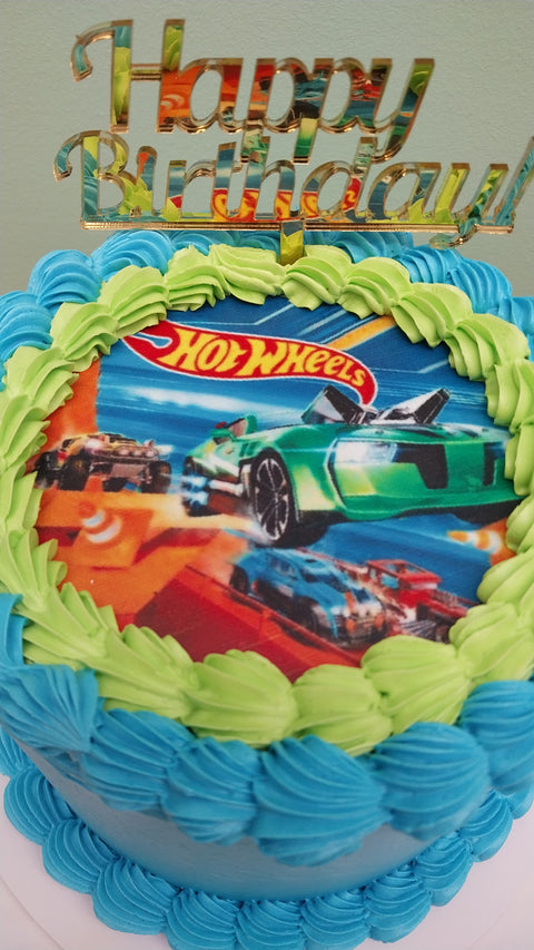 Hot Wheels Cake