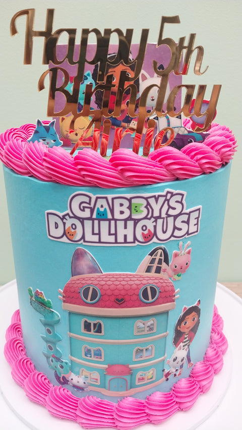 Tall Gabby's Dollhouse Cake
