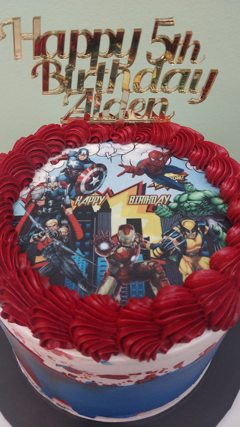 Avengers Cake