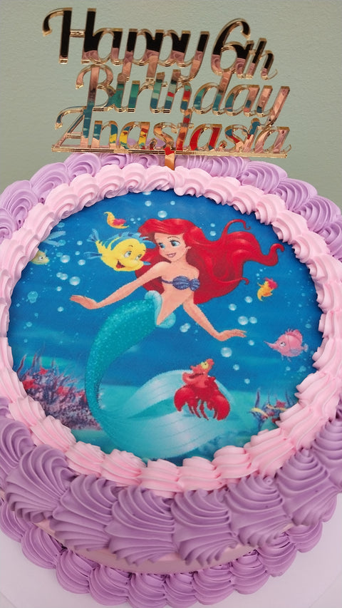 Little Mermaid Ariel Cake